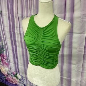 House of Harlow 1960 Green Ruched Skirt